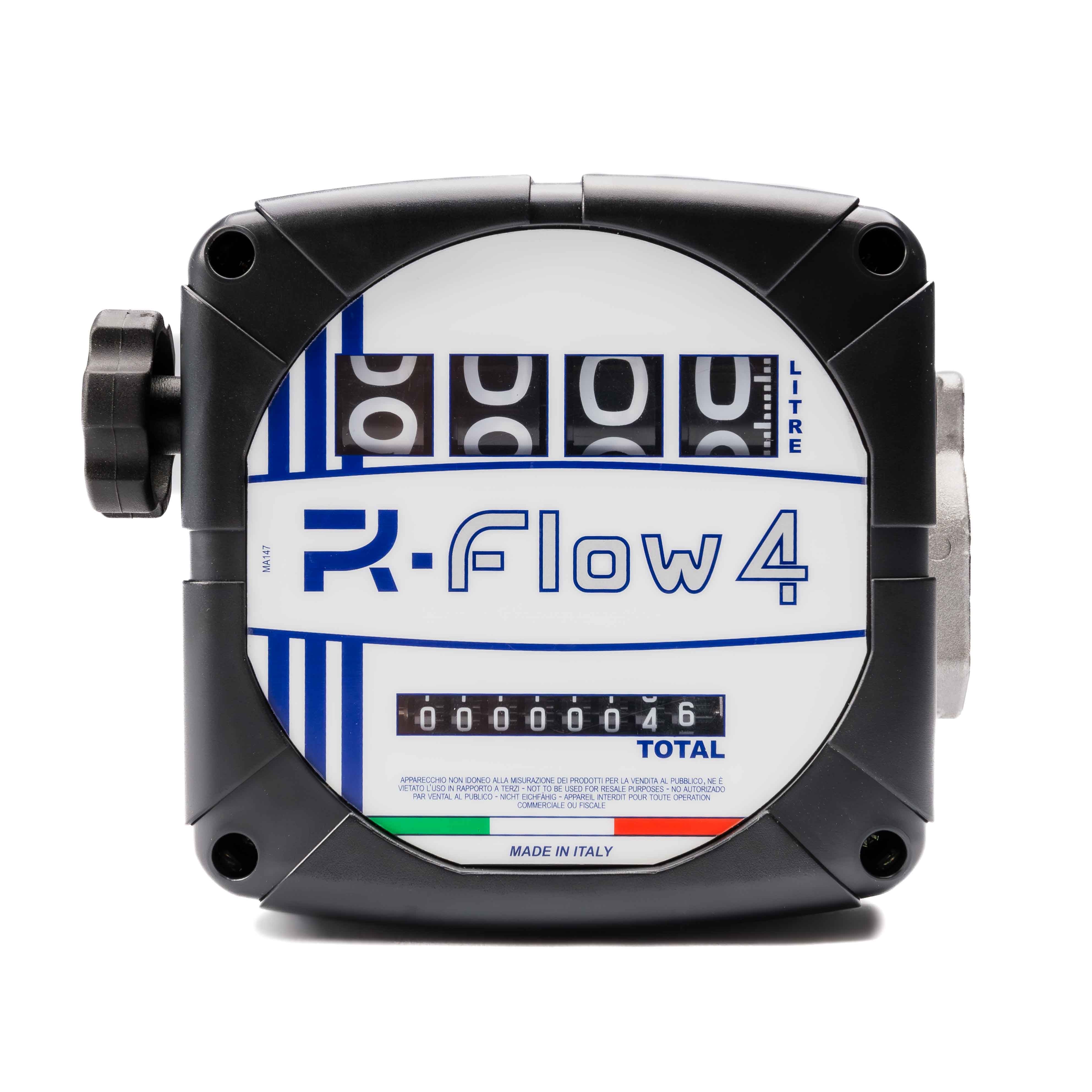 Adam by Piusi METER RF4D1 4 Digit Mechanical 25mm 20-120lpm Litre Display