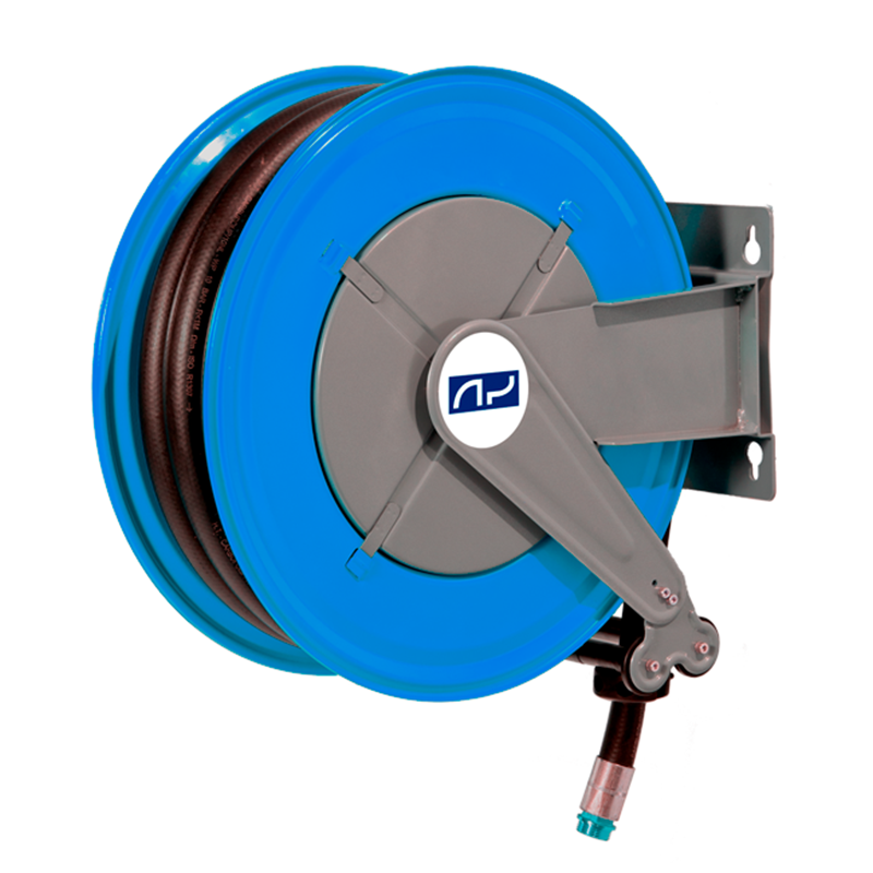 HOSE REEL Spring Rewind c/w 25mm id x 10m HRG1P101