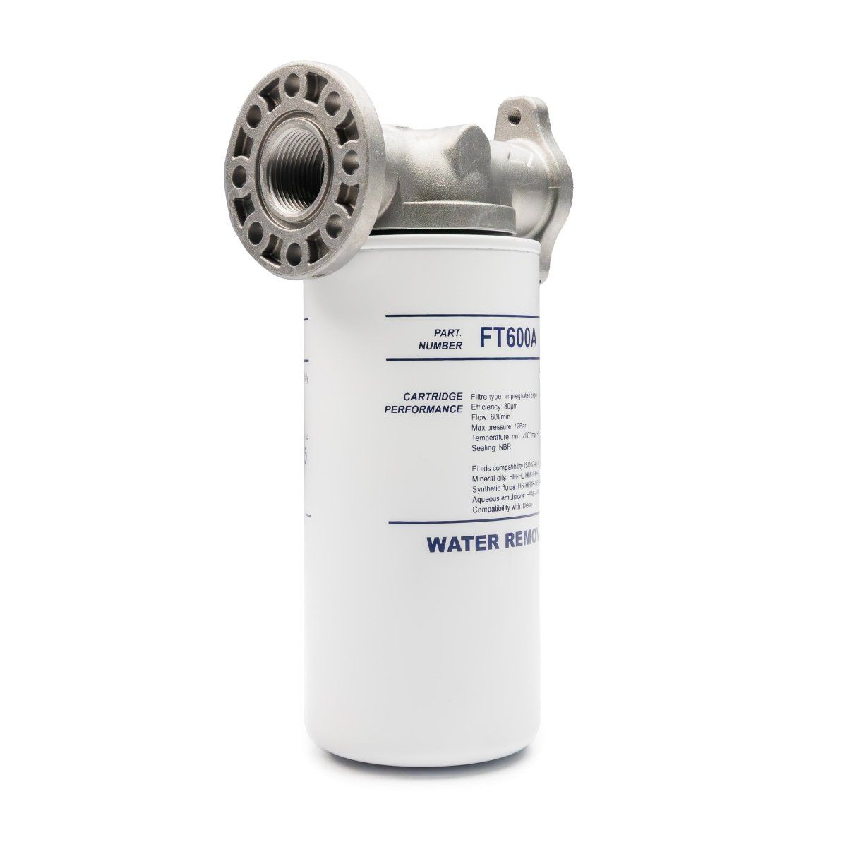 Adam by Piusi Particulate and Water Filter with Gauge 60 L/min 1" BSP Flanged