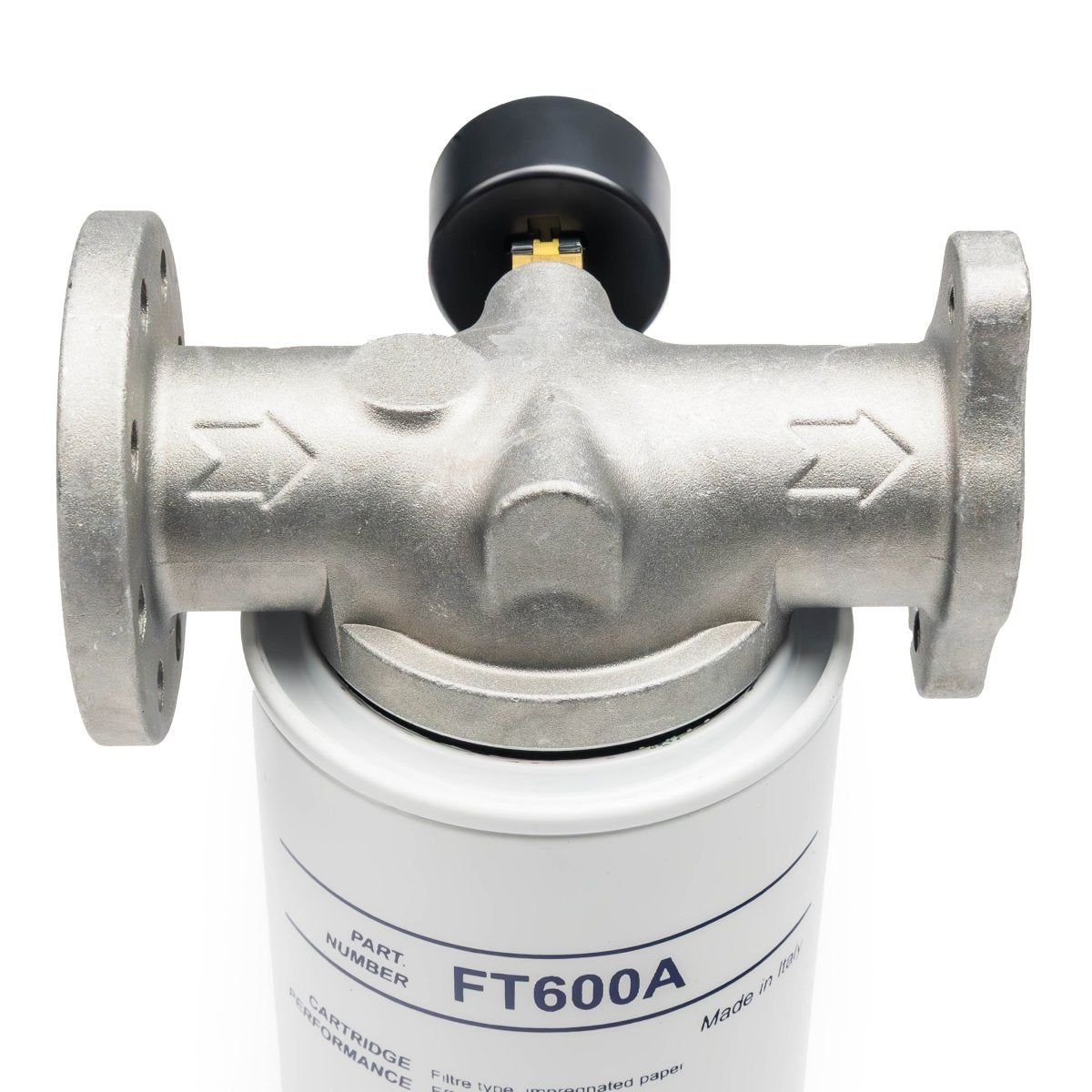 Adam by Piusi Particulate and Water Filter with Gauge 60 L/min 1" BSP Flanged
