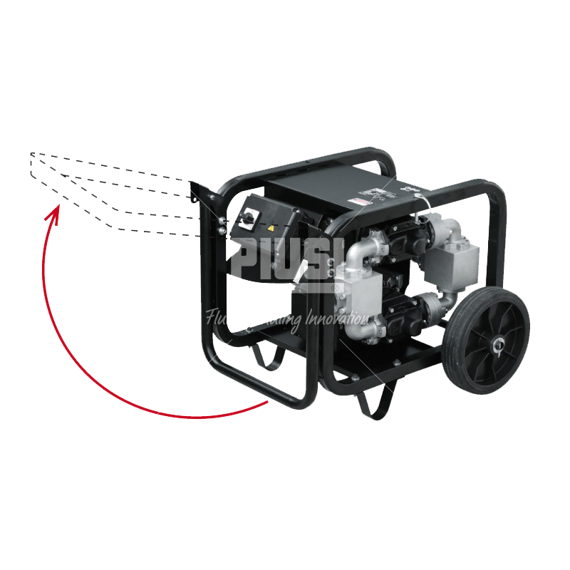 Piusi ST200 Handy Kit (handle and wheels) F1686000 - pump not included