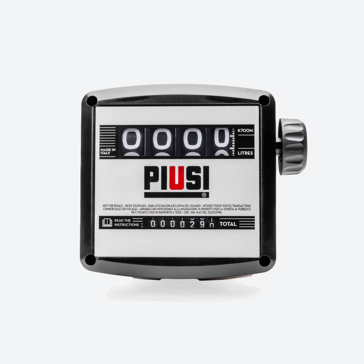 Piusi K700 Mechanical Meter 40 mm 20-200 L/min