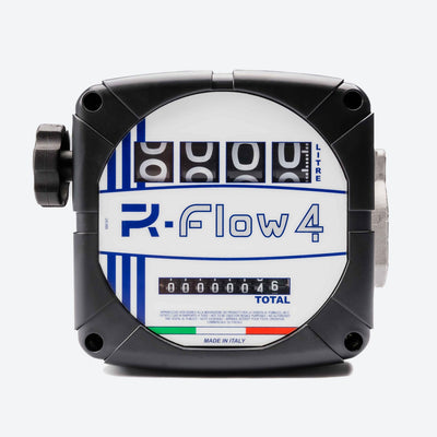 Adam by Piusi RF4D1 Mechanical Meter 4 Digit 25 mm 20-120 L/min